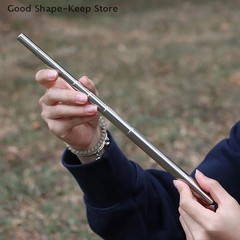 Outdoor Survival Portable Fire Blow Pipe, Retractable Camping Blow Tube, Fire St