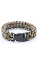 Paracord Survival Bracelet Wristband Military Emergency Camping Hiking Rescue