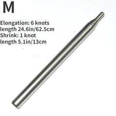 1PCS Portable Stainless Steel Blowpipe Blowtorch Telescopic Tube Outdoor Camping
