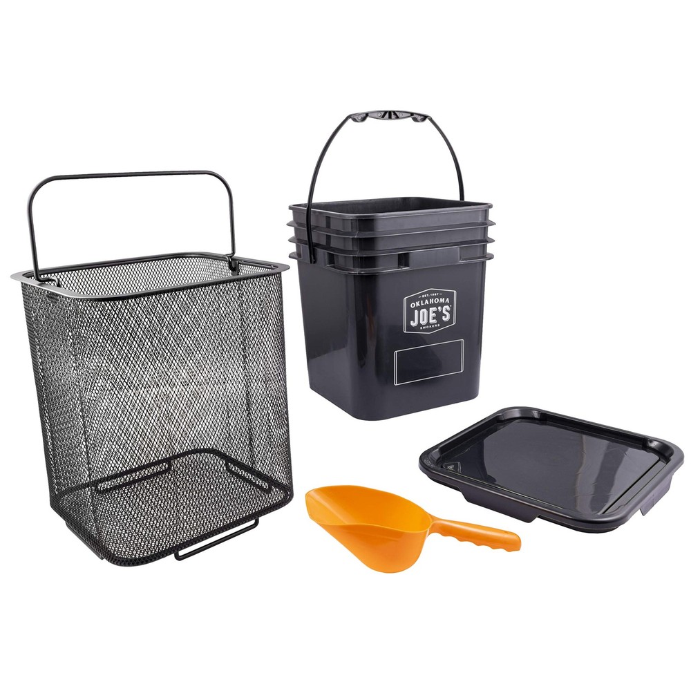 New Best Oklahoma Joe’s 5159038W01 Pellet Bucket Kit Black Free Shipping