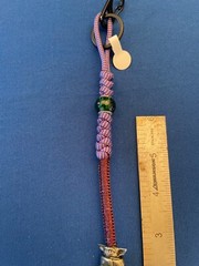 Knife lanyard. Bag, backpack, jacket zipper pull. Star Wars mandalorian Yoda