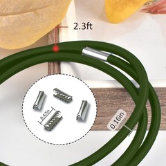 3 Pack Trash Can Bands Small(13-30gal), 1 Pcs Black+1 Blue+1 Green