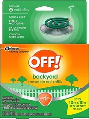 OFF! 75203 6 Count Backyard Mosquito Repellent Coil Refills