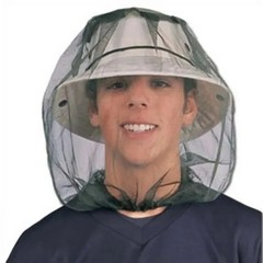 2x Anti-Mosquito Bug Bee Insect Head Net Hat Cap Sun Protection Fishing Hiking