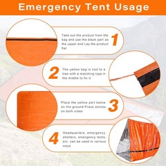 Tent,Survival Tent Shelter,Tents for 1 or 2 Person