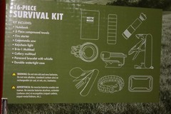 OZARK TRAIL 16 Piece Survival Kit for Car Camping Hiking Emergency BRAND NEW