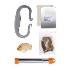 Professional Flint Fire Starter Kit with Striker 15,000 Strikes Survival Tool