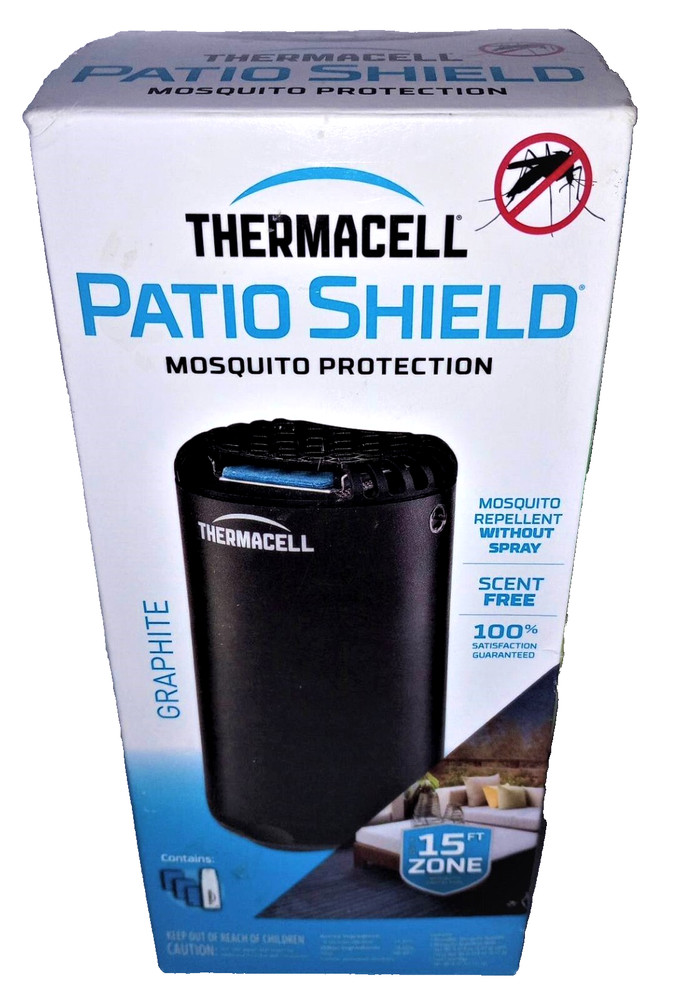 Thermacell Patio Shield Refillable Mosquito Protection / Repellent – 15 ft Zone