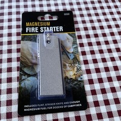 Magnesium Fire Starter Camping Backpacking Survival Flint Steel Camp Emergency