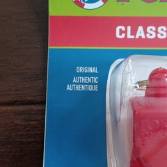 Fox 40 Classic Marine Orange Safety Whistle 115 dB Pealess With Lanyard BinA