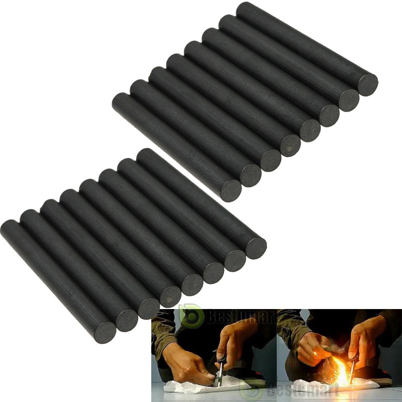 Packs of 16 Ferrocerium 5/16″ Flint Fire Starter Survival Camping Rods