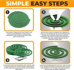 16 Coils Supreme Pro Mosquito Repellent Coils – Outdoor Use Reaches Up to 10 fts