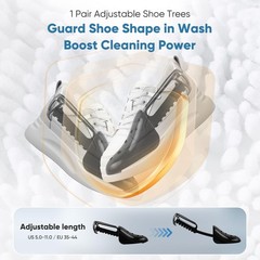 M-Better Shoe Washing Machine Bag 2 Pack-Reusable Laundry XX-Large, White