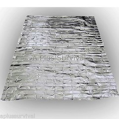 60 Emergency Survival Safety Mylar Solar Blanket Wrap Thermal Escape Tarp
