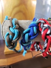 11 Piece Wholesale Bracelet Lot Handmade Paracord Macrame Bracelet Bundle