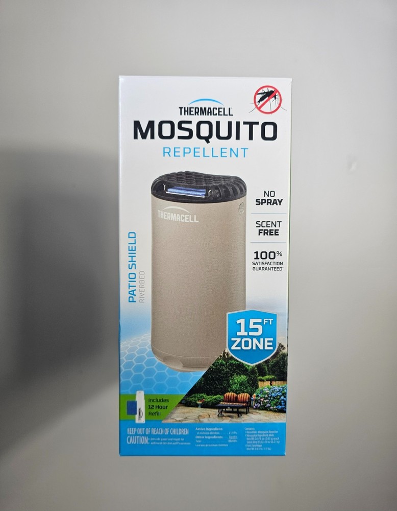 Thermacell Mosquito Repellent Patio Shield 15 ft Zone No Spray Scent Free