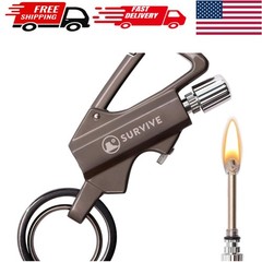Portable Permanent Match Keychain Lighter & Bottle Opener for Outdoor Adventures