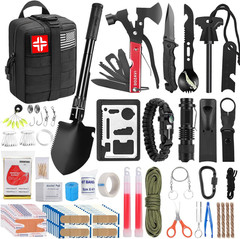 Survival Kits, 142 in 1 First Aid Kit, Emergency Kits, Survival Gear and Equipme