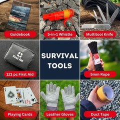 Emergency Zone Urban Survival Bug Out Bag – 4 Person | Bugout Backpack Surviv…