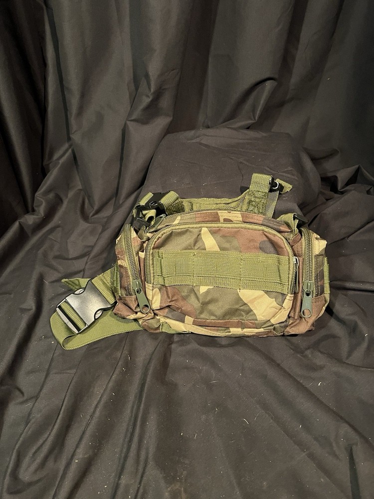 Molle Waist Shoulder Camping Hiking Tactical Utility Military Bag Pack Pouch