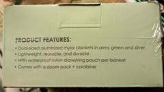 JJ CARE Mylar Blankets (Pack of 6) Large Emergency Blankets for Survival