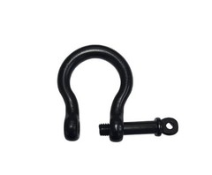 Black Stainless Steel 316 Forged Bow Shackle 3/8 10mm Marine Grade