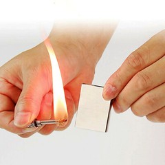 3 Lighter Flint Magnesium Emergency Fire Starter Camp Survival Refill Waterproof