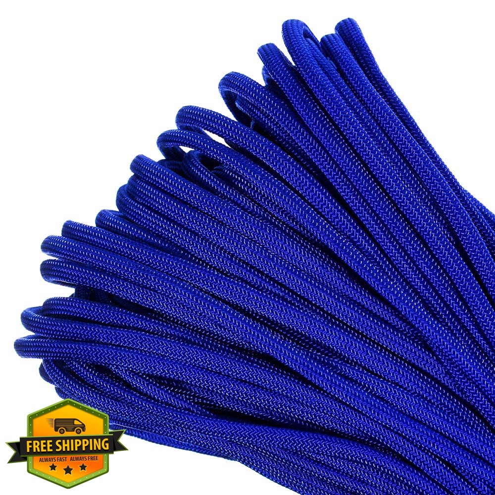 Paracord Planet Electric Blue 550 Cord 100ft