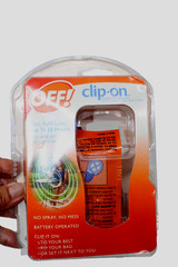 OFF! Clip On Mosquito Repellent Up to 12 Hours Odorless Refillable No Spray