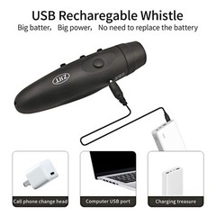 Electronic Whistles for Referees with USB Charging, 3 Tone High Volume Emerge…