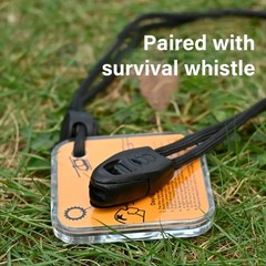 Multipurpose Signal Mirror Outdoor Survival Mirror Emergencies Practical Mirror