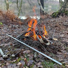 Super Large Telescopic Stainless Steel Pocket Bellows | Bushcraft Fire Lighting