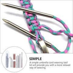 Paracord Bracelet Maker Kit Craft Tool Wristband Braiding Needle Set