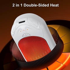 Hand Warmer Electric Set of 2 6000mAH Battery Rechargeable Warm Pocket Warmer USB C631