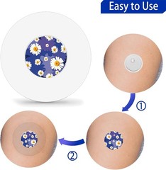 40Pack Libre 3 plus Sensor Covers Waterproof Freestyle Sensor Stickers Sets & Ad