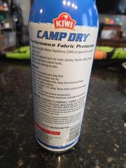 Kiwi Performance Fabric Protector, Camp Dry Water Protection Spray, 10.5 Oz.
