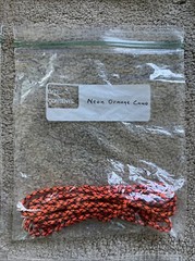 LOT OF 8 ORANGE / CORAL 550 7 Strand Paracord BLACK WHITE GREEN PINK YELLOW USA