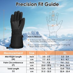 Heated Gloves for Women Men, 7.4V 3000mAh Heated Gloves m…