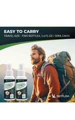 2 Pack Mosquito Natural Repellent Spray Travel Size Mosquito Sprays Kids #401