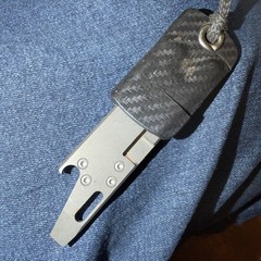 Rexford RUT One Of The First Generation Pieces. Titanium With KYDEX Neck Lanyard