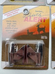 Lot of Eight vintage Barjan Whistle Alert – Animal & Vehicle Safety Device