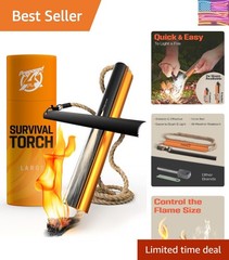 Fire Starter Survival Tool, All-in-One Flint and Steel Fire Starter Kit