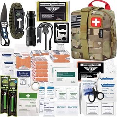 250 PCS First Aid Survival Kit Portable Emergency Gear Outdoor Activities New