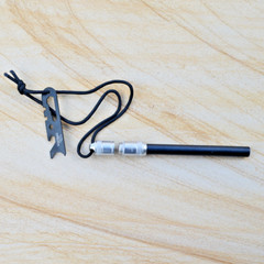 Ferrocerium Ferro Rod Flint Fire Starter Waterproof Aluminium + Extra large Rod