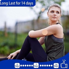 25-Pack Skin-Like Cotton Patches for Libre 3 – Sport-Friendly & Protective