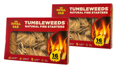 32 Pieces of All Natural Fire Starters – Royal Oak Tumbleweeds (2x 16 Packs)