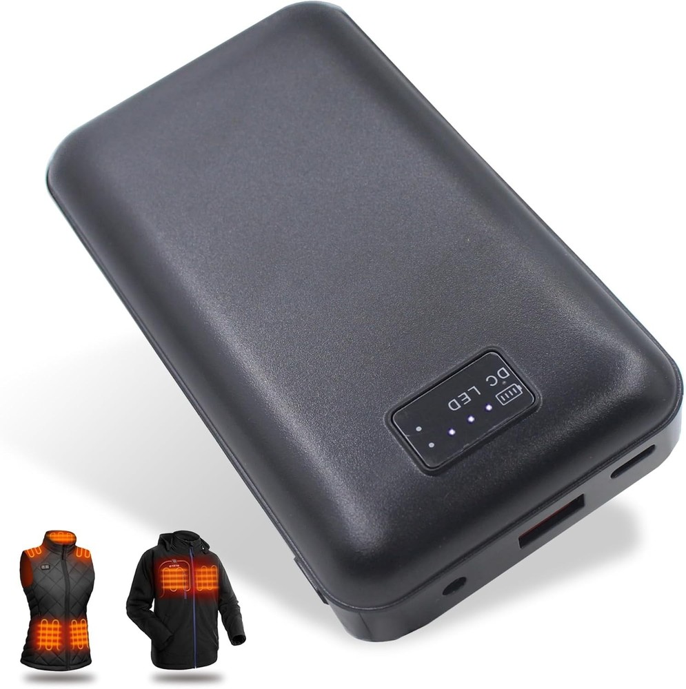 16000mAh 7.4V Heated Jacket Battery for Ororo Heated Jacket/Vest, 7.4 Volts