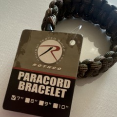 Rothco Adjustable Paracord Bracelet 7 in Nylon Camouflage Green Brown Black