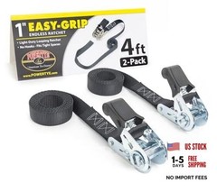 Easy-Grip Light-Duty Endless Ratchet (no Hooks) – 400 lb. 1in x 4ft Black