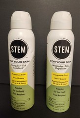 A Lot 2x STEM Mosquito and Tick Repellent 4oz mosquitos non greasy